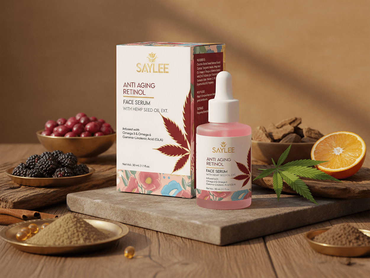 Anti aging syrum with the packaging